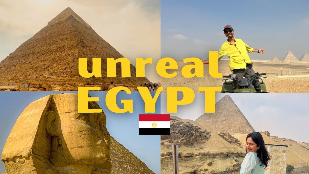 This Is What the Pyramids of Giza Look Like in Real Life😍| Egypt Travel Vlog🇪🇬 pt.1