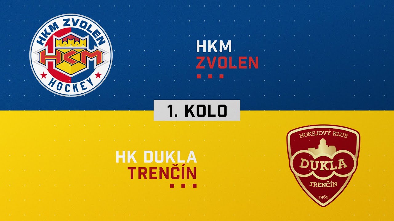 1.kolo HKM Zvolen - Dukla Trenčín HIGHLIGHTS