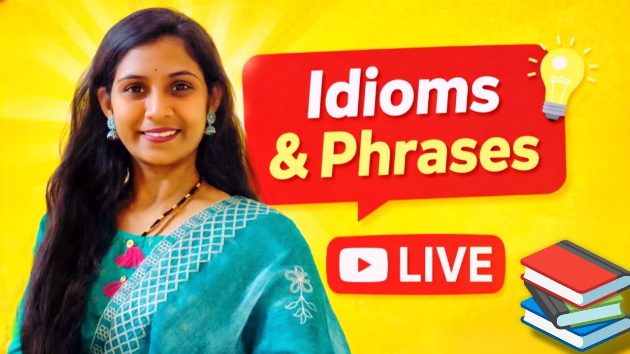 Live Now ! Idioms and phrases || English with Dipali #live
