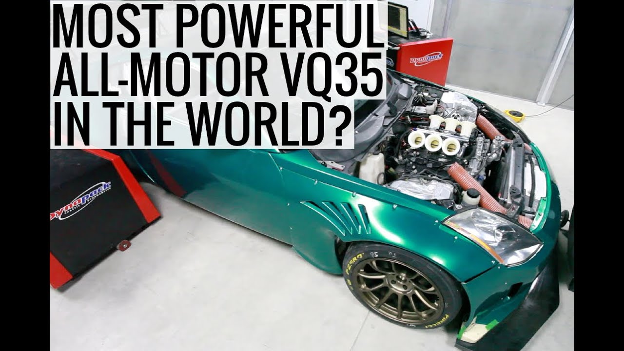 Most Powerful All-Motor VQ35 In The World? OnPoint Dyno 350Z Rips Hard!
