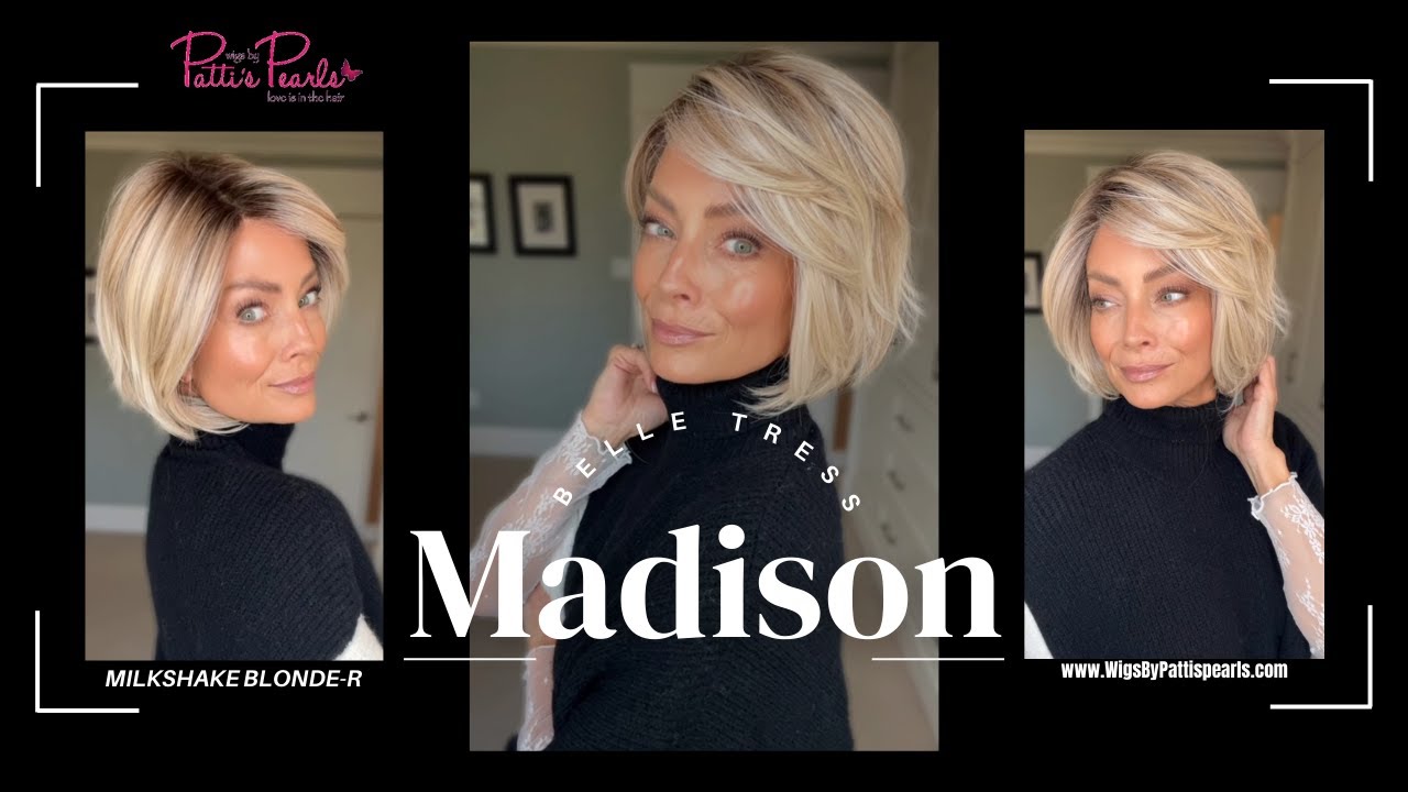 MADISON by Belle Tress in Milkshake Blonde-R | Wig Review | WigsByPattisPearls.com