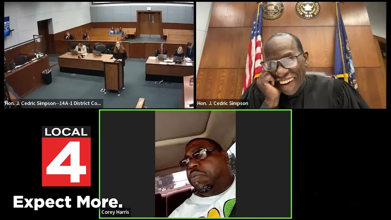 Court records: Michigan man driving in viral court hearing actually had license