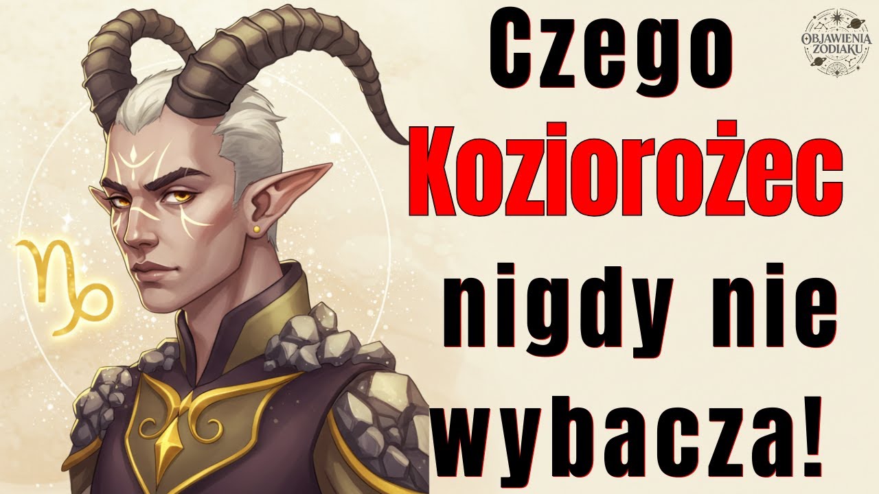 KOZIOROŻEC: 5 rzeczy, kt&oacute;rych NIGDY ci nie wybaczą (5. cię zszokuje)
