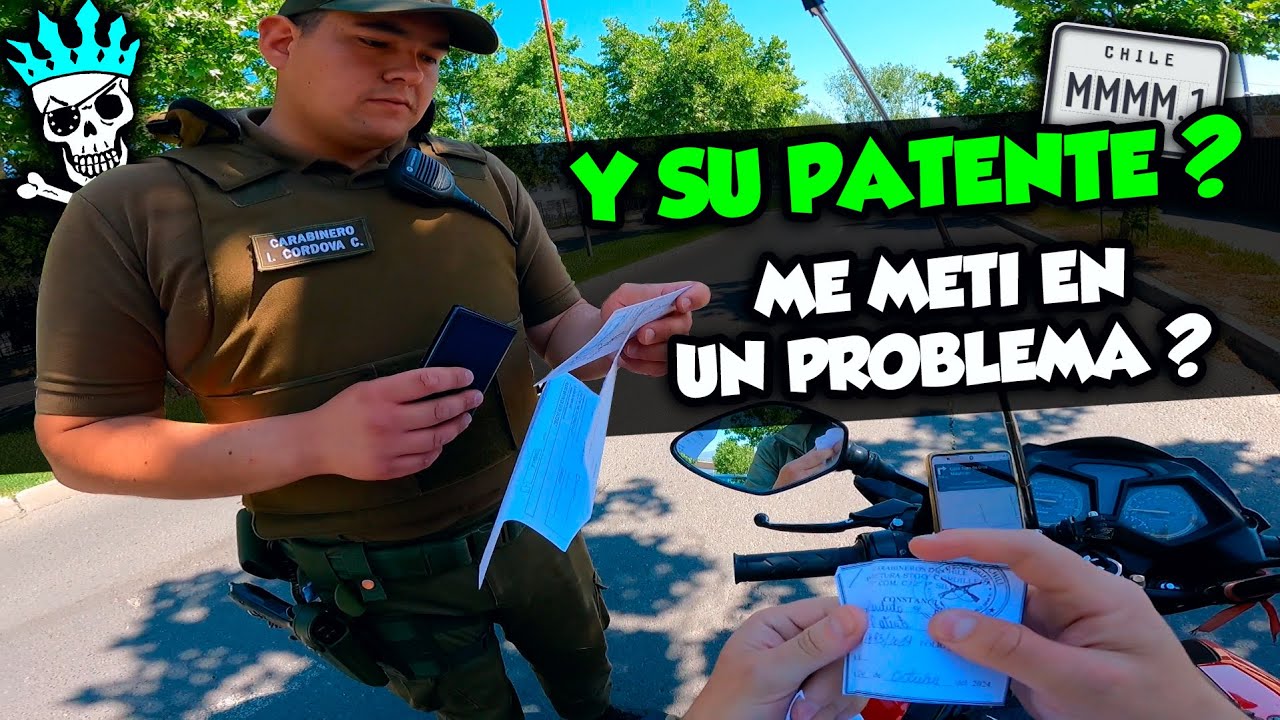 [ ¿ MULTADO POR ANDAR SIN PATENTE ? ] Observación diaria #52 #motovlogs #chile #nivem