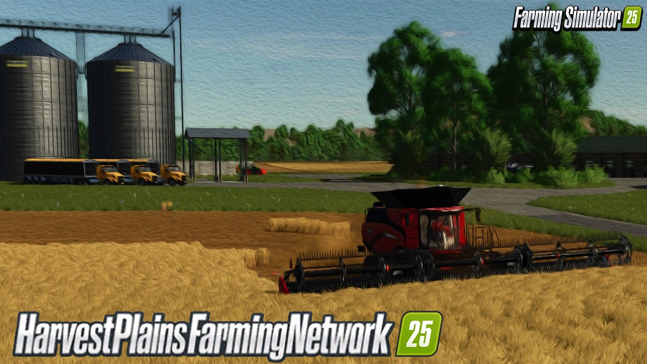 Harvest Plains Farming Network?! НОВАЯ МОДОВАЯ КАРТА! (ОБЗОР!) Farming Simulator 25