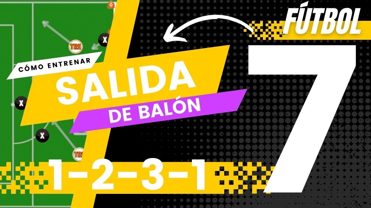 🟣 EJERCICIOS parar MEJORAR la SALIDA DE BALÓN 1-2-3-1 | Fútbol 7 Táctica