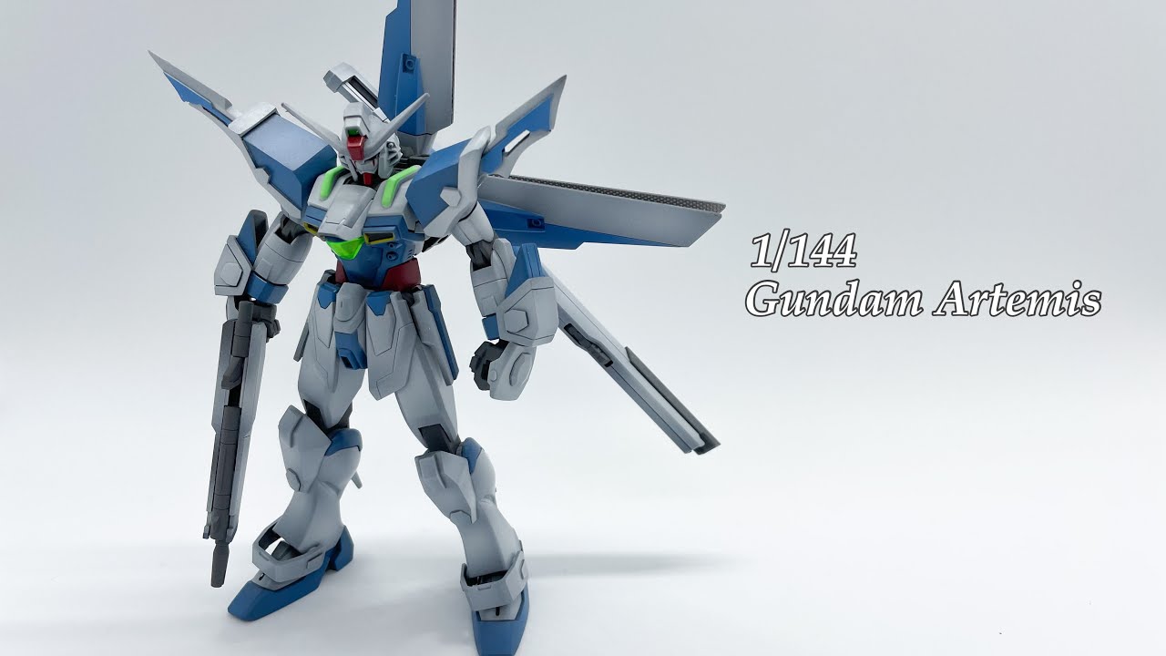 【ガンプラ】ガンダムアルテミス編 ガンダムブレイカーモバイルで作った機体を本当に作る #3