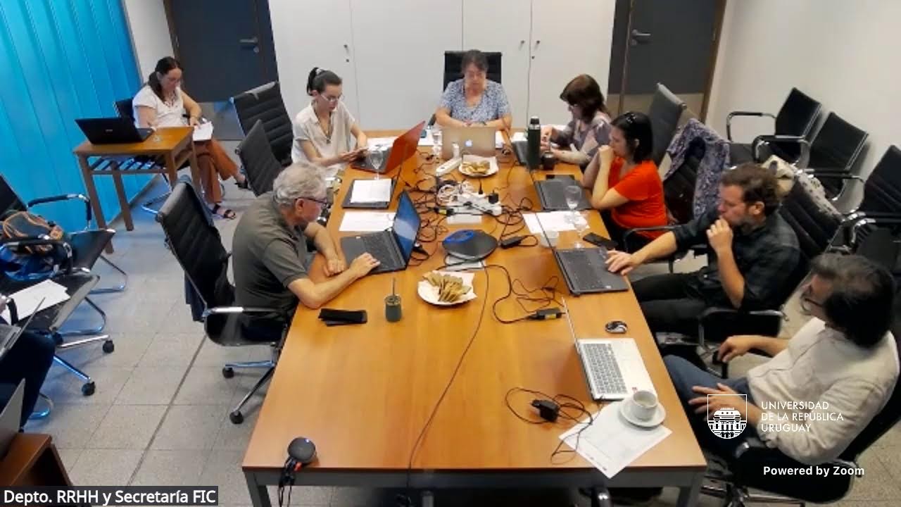 Reunión Zoom de Depto. RRHH y Secretaría FIC