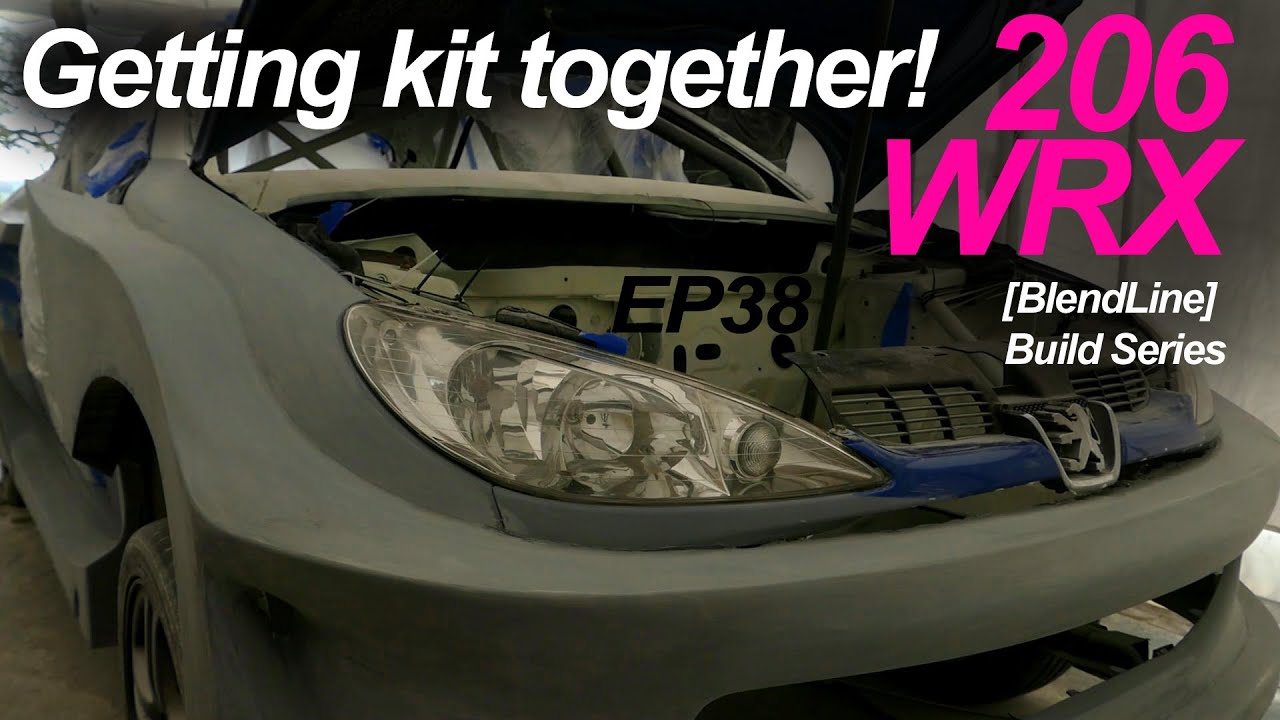 SUBARU IMPREZA WRX POWERED PEUGEOT 206 *2021 WRC INSPIRED* - 206 WRX Ep38 - GRP MOULD TESTING