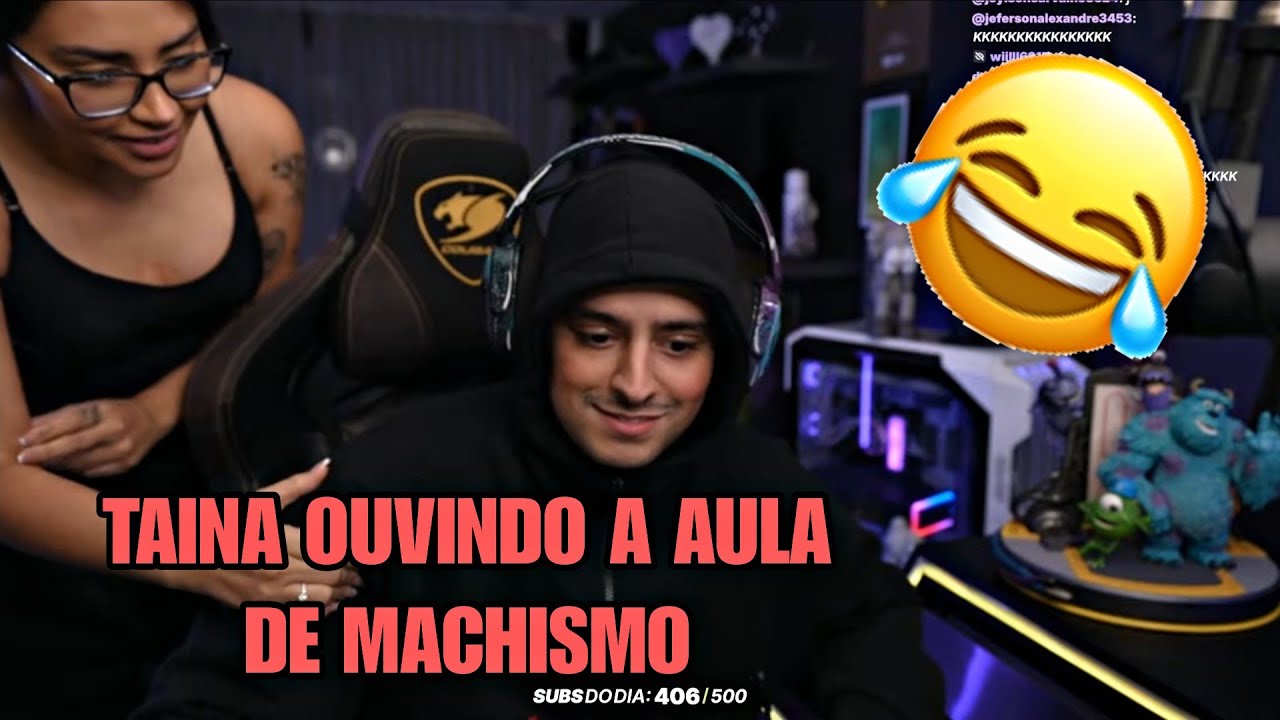 TAINA COSTA APARECE NA LIVE LOGO APÓS A ESCOLA DE MACHISMO ACABA