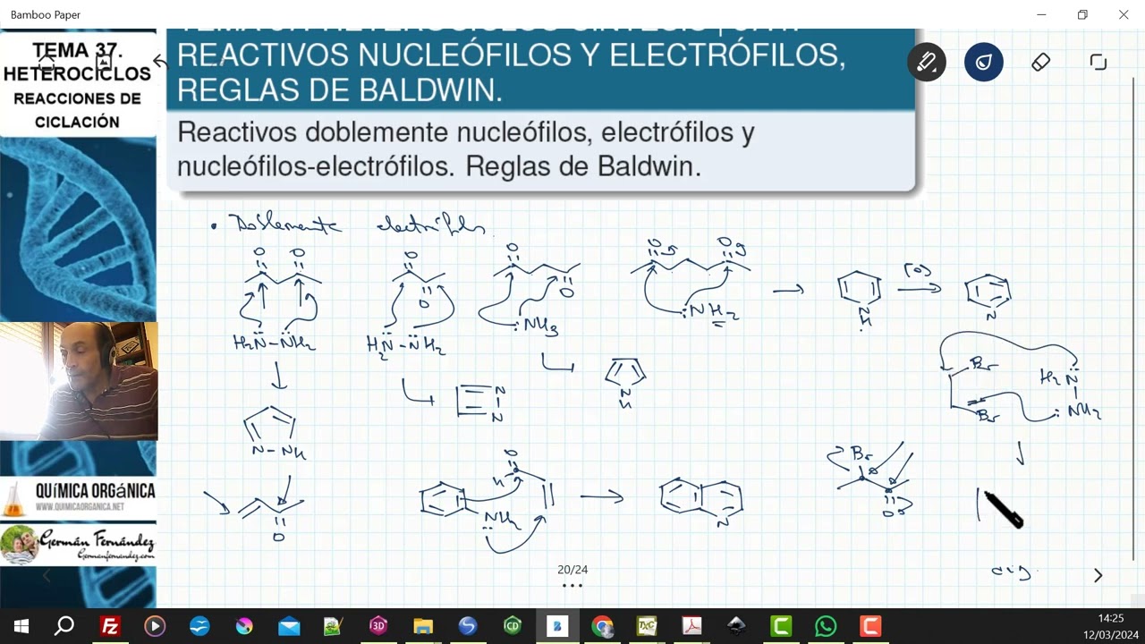 TEMA 37. HETEROCICLOS - SÍNTESIS | 37.1. REACTIVOS NUCLEÓFILOS Y ELECTRÓFILOS. REGLAS DE BALDWIN.