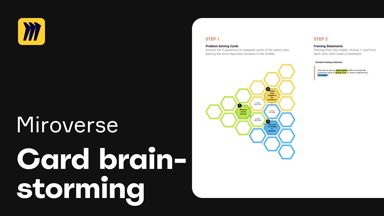 Card Brainstorming: Prioritize Ideas with This Template