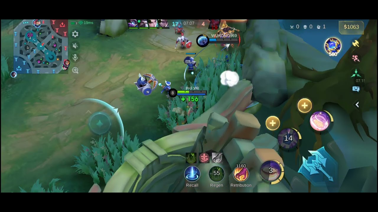 NANA,ALUCARD,HANABI,CYCLOPS,HAYABUSA VS COMPUTER KITA MENANG 