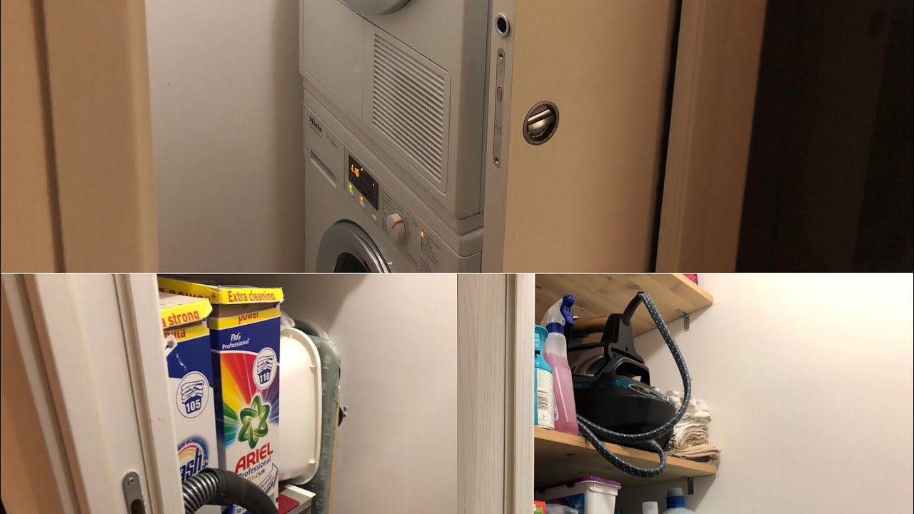 Come organizzare una zona lavanderia in poco spazio??