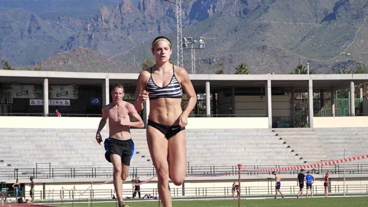 Laura De Witte  Trias Heiloo Trainingsstage Tenerife  December 2014