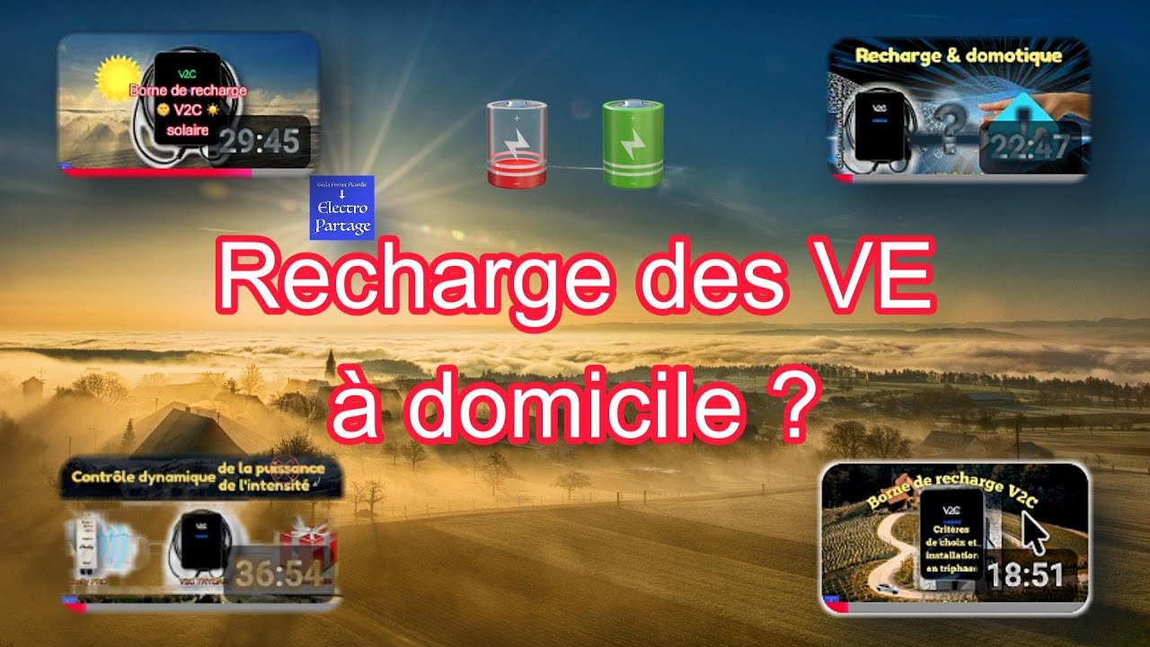 Recharge des VE à domicile ?