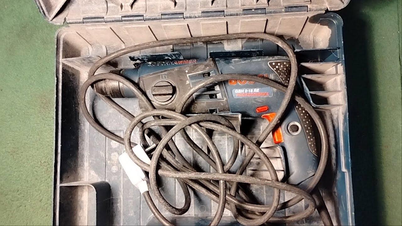 Naprawa wiertarki z wystawki Bosch Professional GBH 2-18 RE