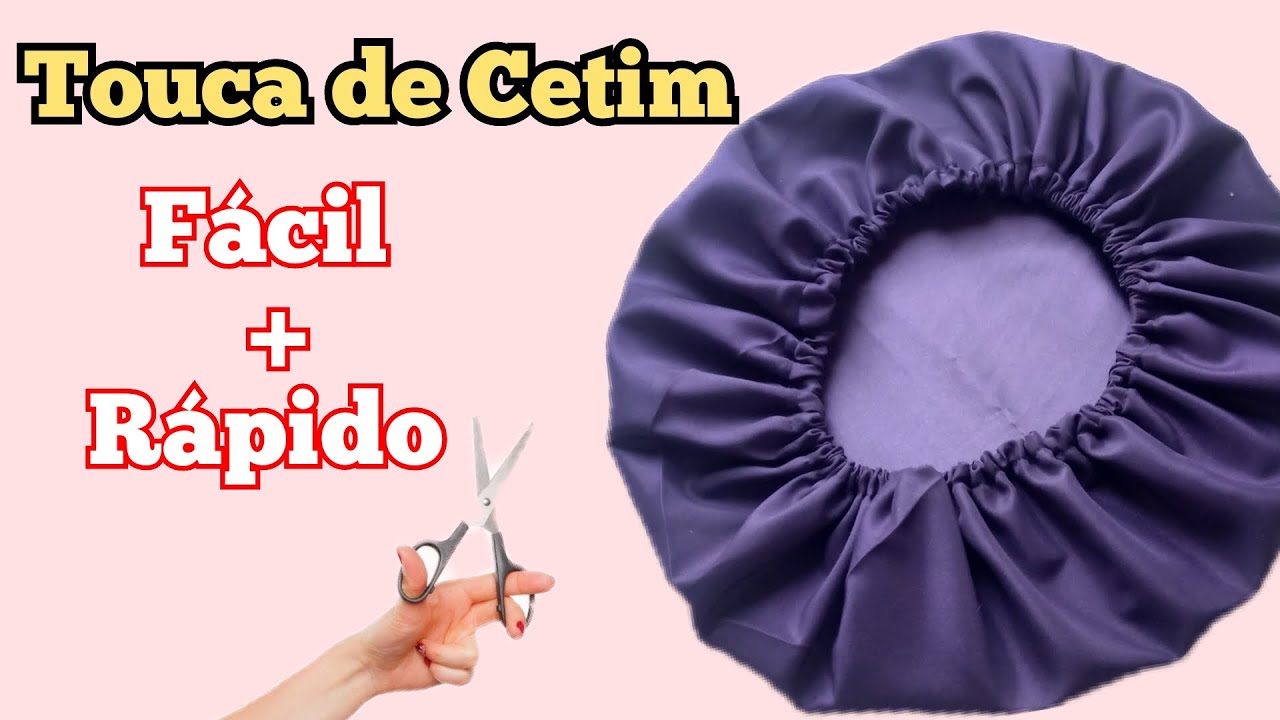 Finalmente uma Touca F&aacute;cil! | Como Fazer passo a passo | Carina Mattei