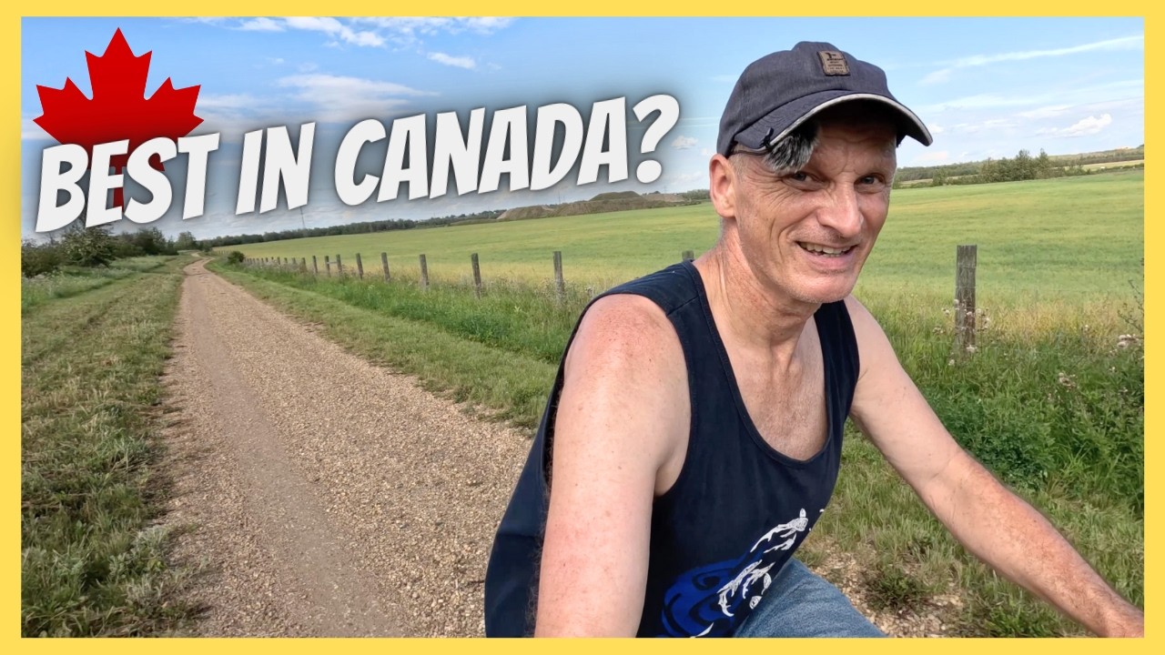 Epic Edmonton Bike Ride: Rundle Park to Fort Saskatchewan New Footbridge!