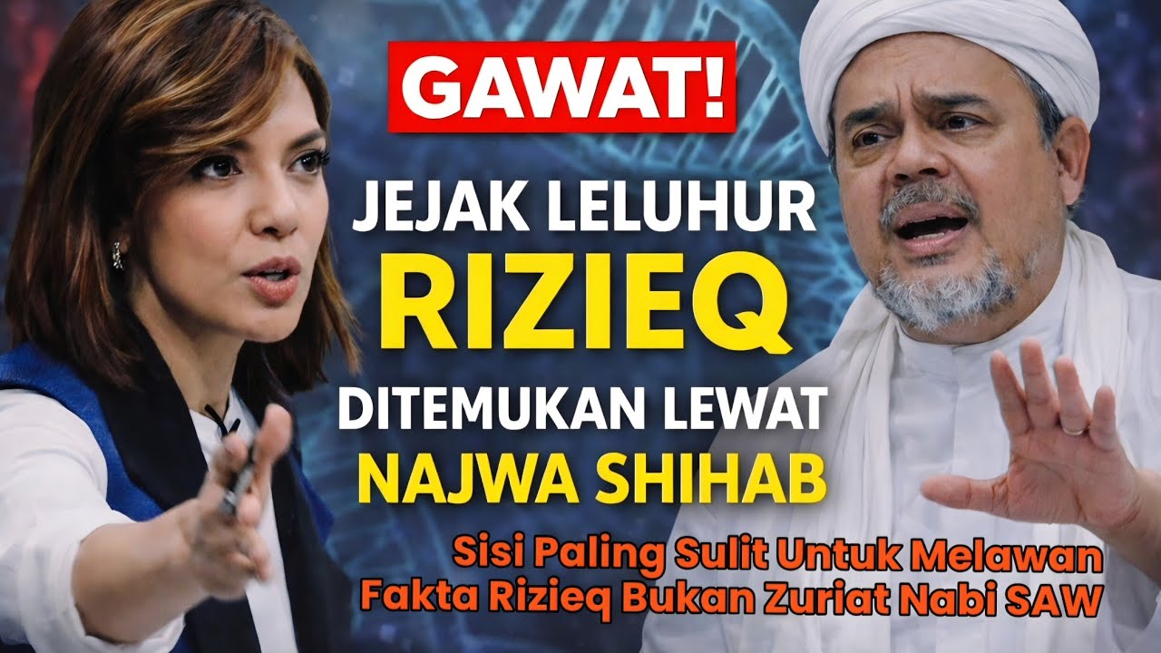 TSUNAMI RIZIEQ SHIHAB: DNA Najwa Shihab Mengguncang Klaim Nasab Imam Unyil Sebagai Cucu Nabi