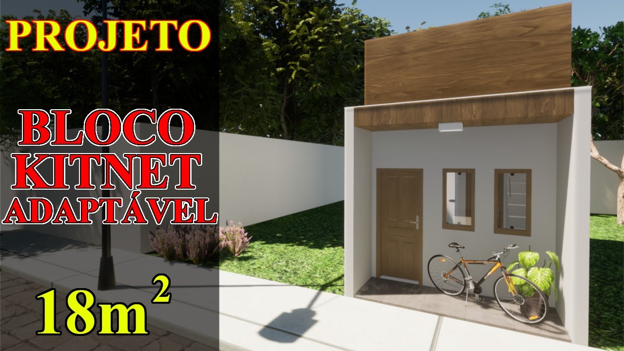 KITNET COM MEZANINO 18M² - Adaptável