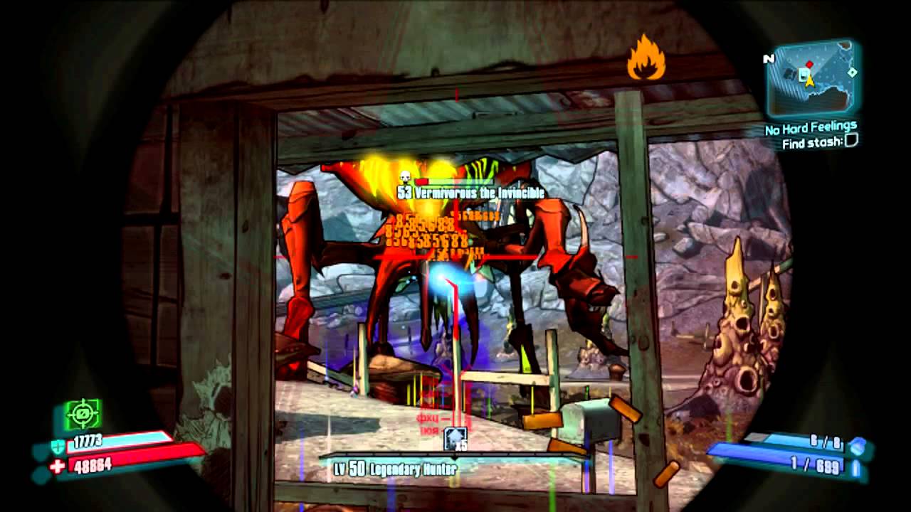 Borderlands 2: Multiple Kills Of Vermivorous The Invincible