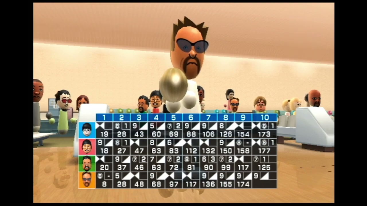 Wii Sports - Bowling - vs. CPU Miis 37-48