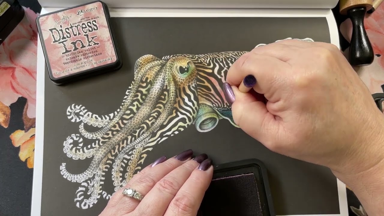 Intricate Ink Animals in Detail by Tim Jeffs | Cuttlefish