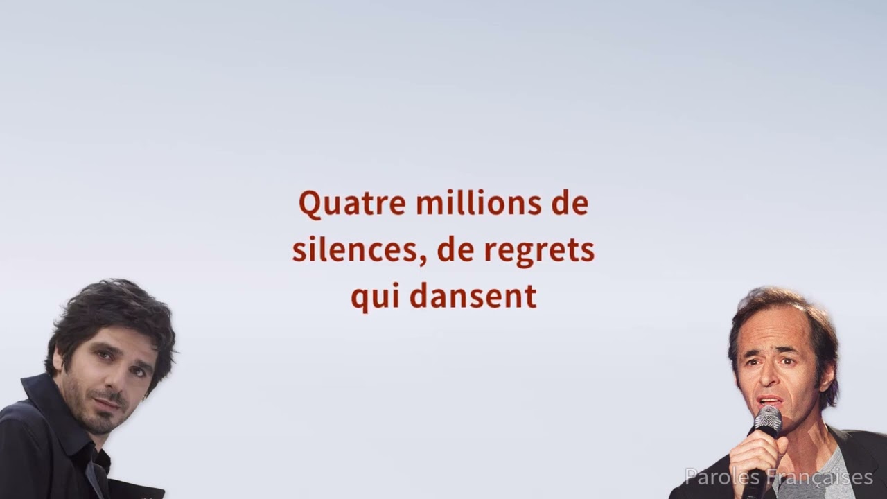 Patrick Fiori - 4 mots sur un piano ft. Jean-Jacques Goldman & Christine Ricol (Paroles)