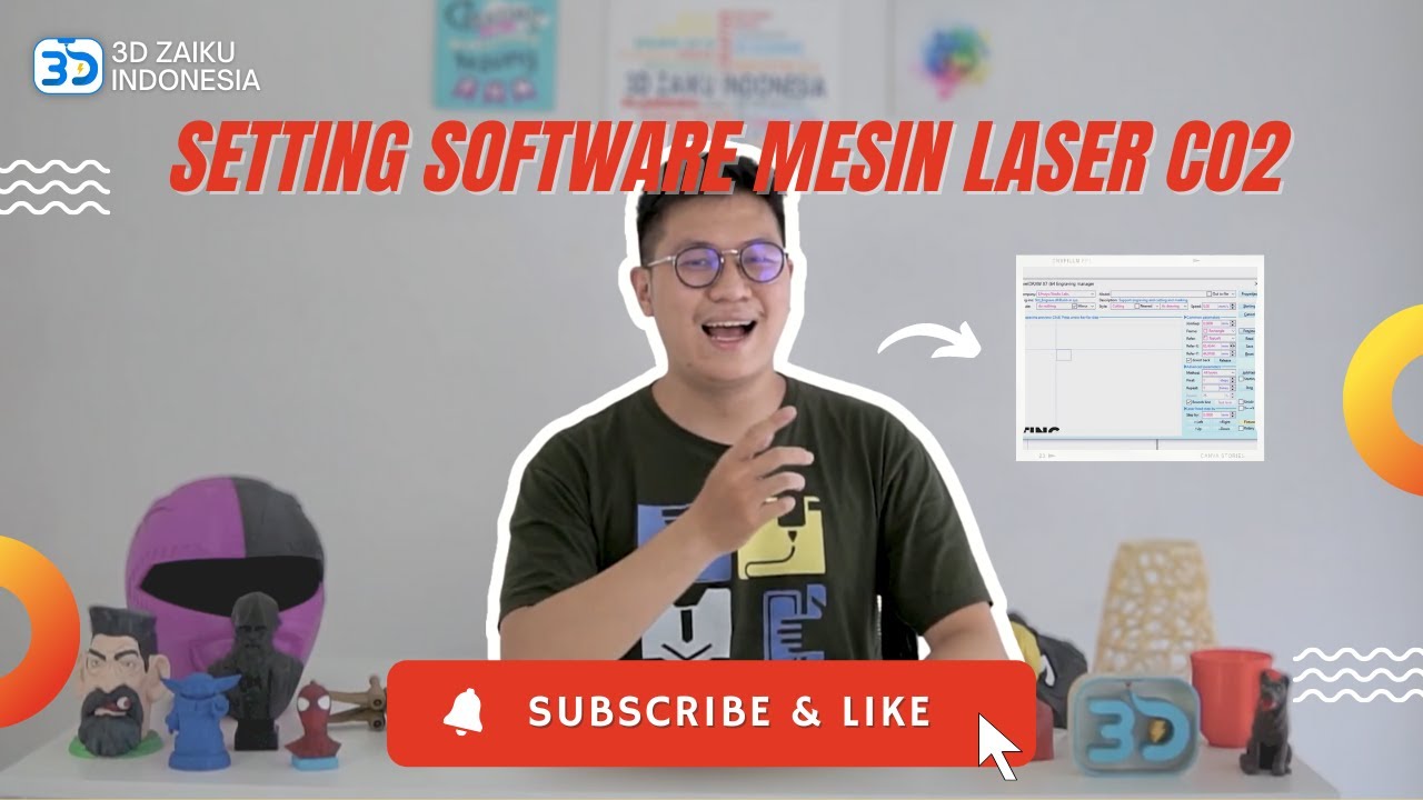 SETTING SOFTWARE, ENGRAVER/GRAFIR, & CUTTING MESIN CNC LASER CO2 M2 CONTROLLER 3/3