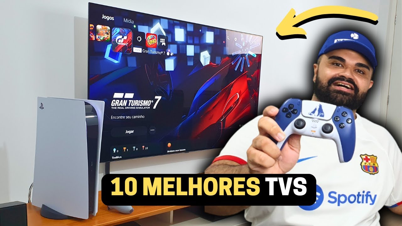 TOP 10 MELHORES TVs para Jogar PS5 em 2025 (PLAYSTATION 5)