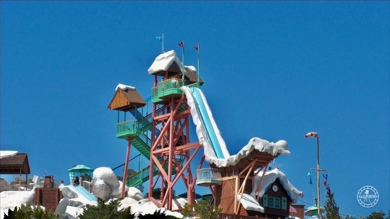 Disney's Blizzard Beach 2021 Tour & Walkthrough in 4K | Walt Disney World Water Park Orlando Florida