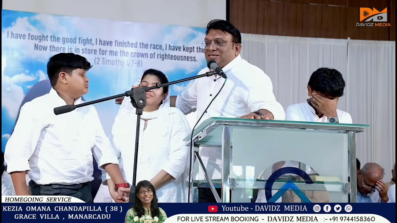 Powerful Testimony Brother on his Beloved Sister Funeral | 🤍Sis.Kezia Omana Chandapilla (38)✝️