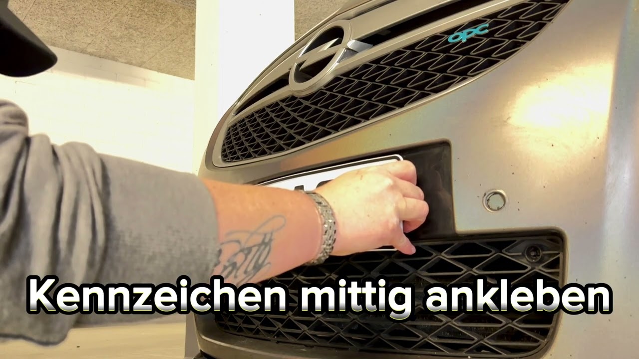 KMAG Kennzeichenmagnete | Montagevideo V2 / V2P und V3 / V3P