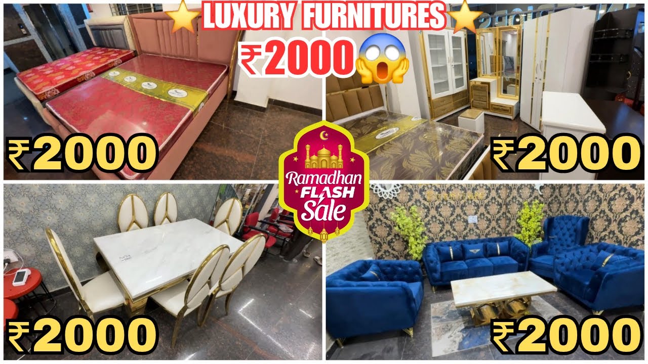 Mind-Blowing SALE on Luxury FURNITURES | Just ₹2000 | Sofa | Bed | Dining Table | Hyderabad |