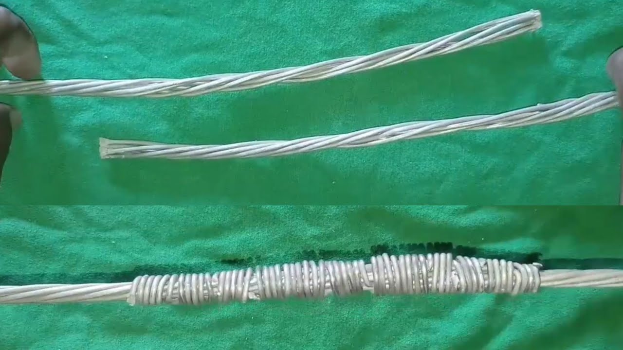 Electric pole wire joint|proper wire joint|heavy load wire joint|big cable joint