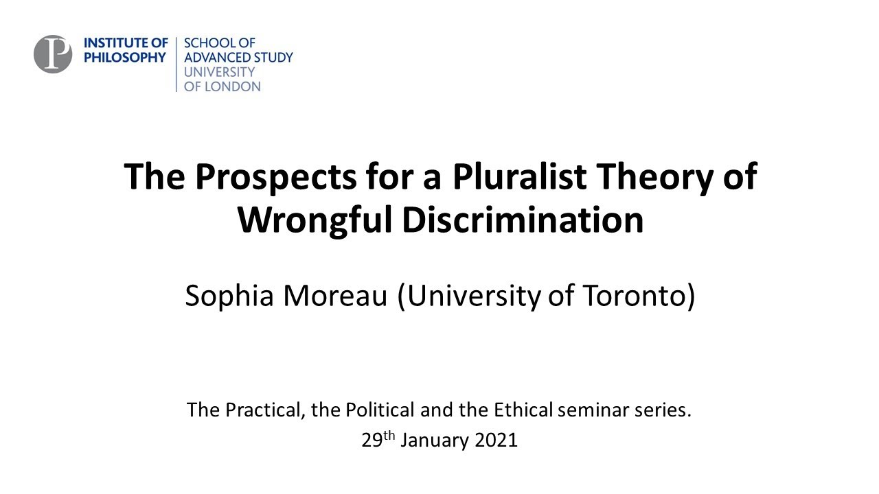 PPE Seminar 29.01.21 |  Sophia Moreau (University of Toronto)