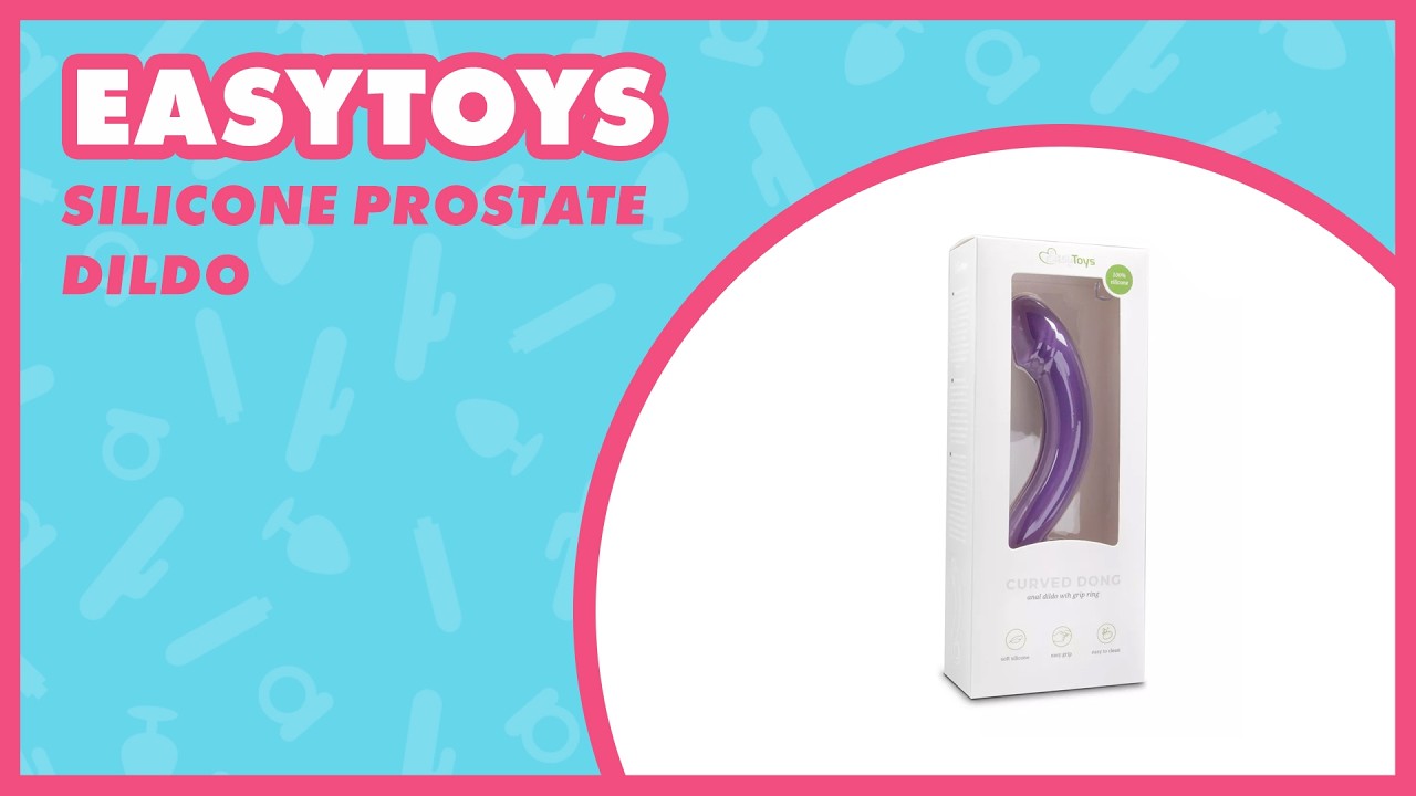EasyToys Silicone Prostate Dildo | Curved Design for Targeted Stimulation 💗 EasyToys