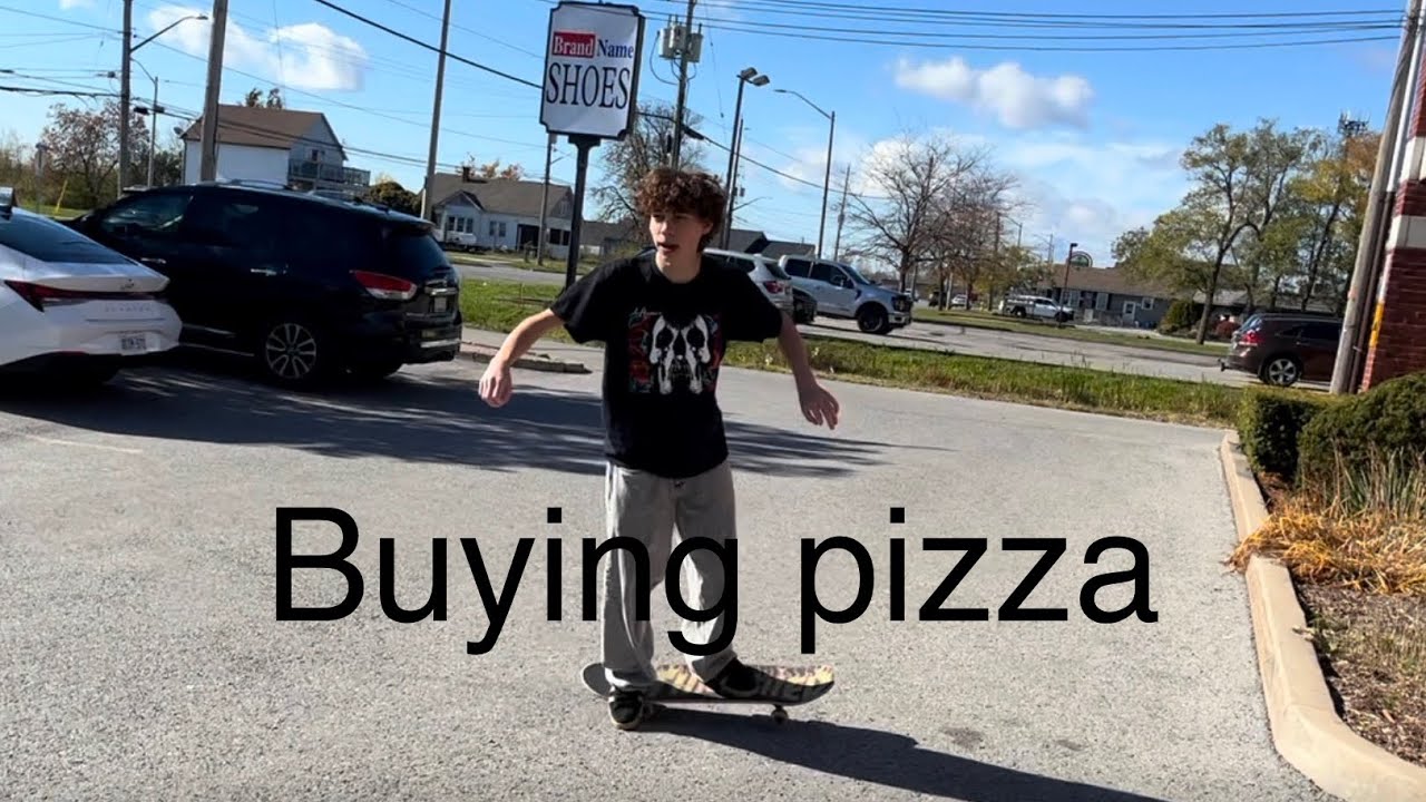 Going skating but we decide to just buy a pizza instead