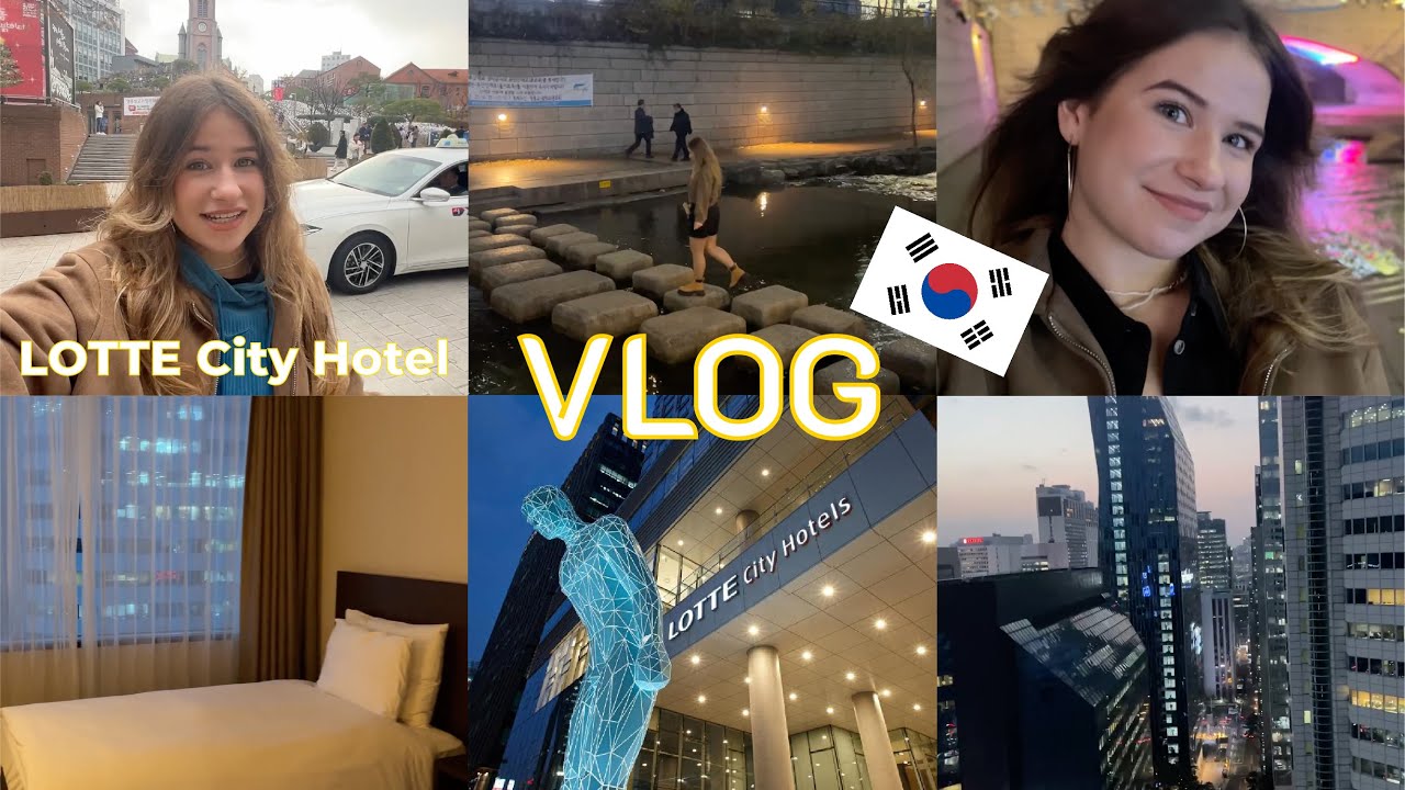 Живу в LOTTE City Hotel в Корее, в Сеуле, на Мёндоне | ЧАСТЬ 1 | Студент в Сеуле #seoul #southkorea