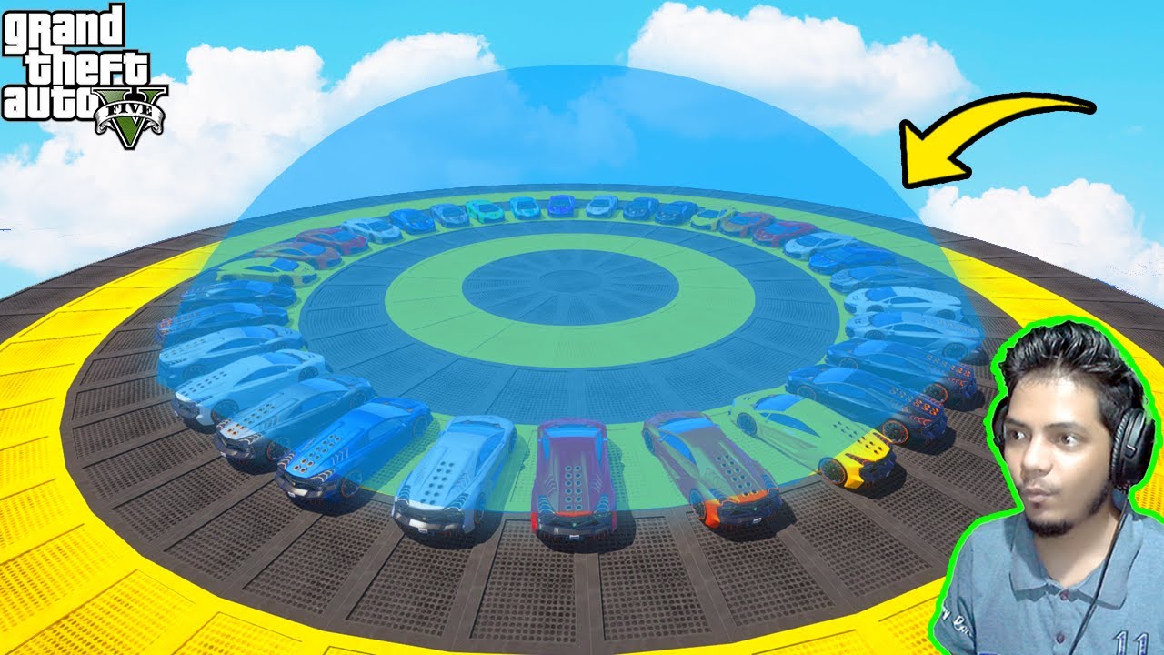 Car Vs Car Sumo Fight 99.98% People Start Crying in This Race GTA 5