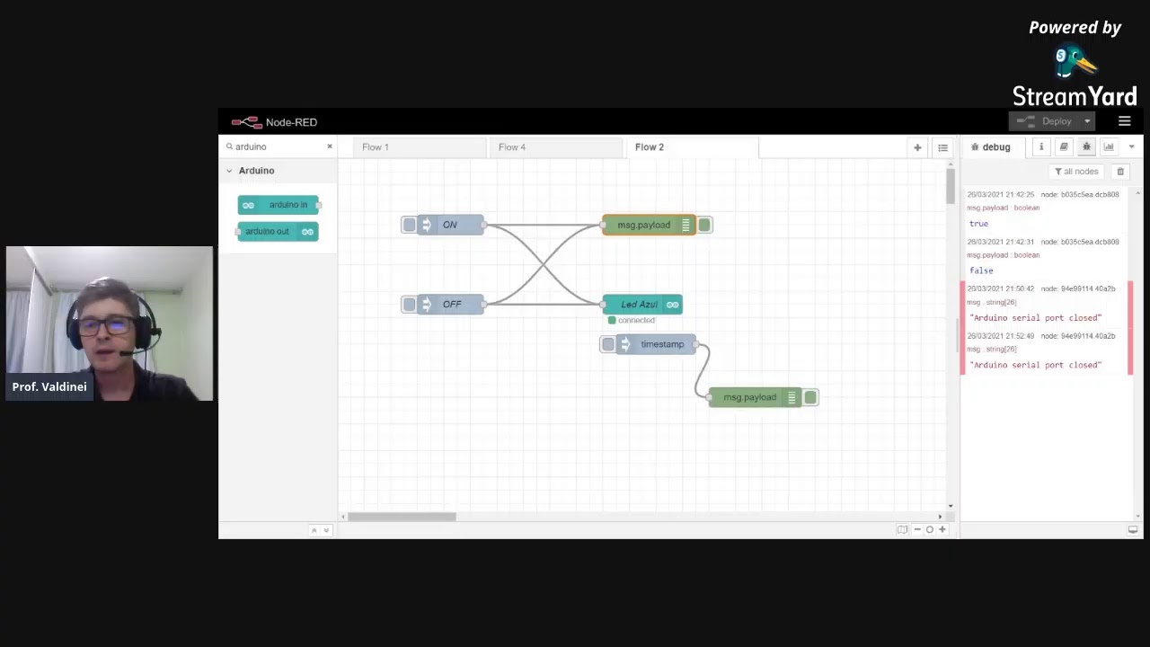 Como Usar Node-Red com Arduino