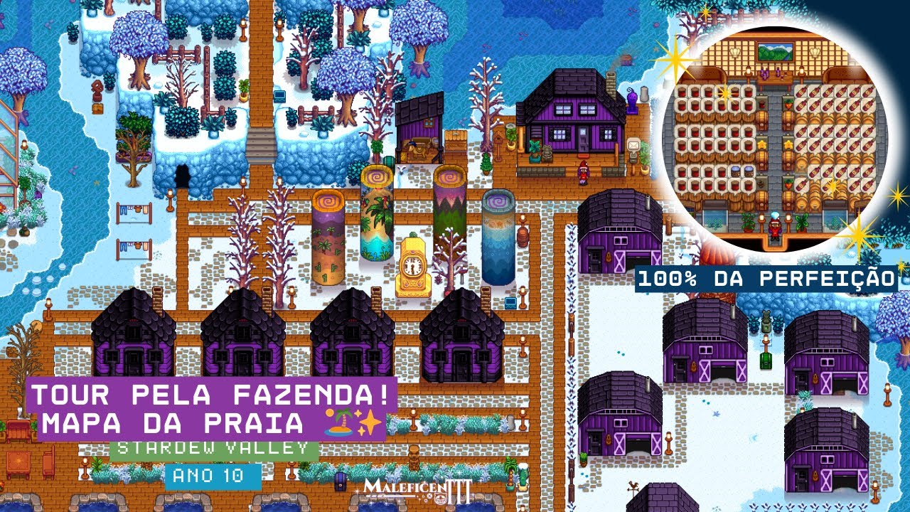 TOUR PELA MINHA FAZENDA DE 10 ANOS! 🤯😱 | #stardewvalley 🌾