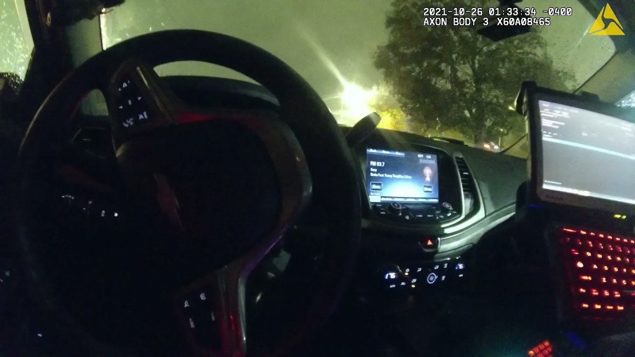 Bodycam video of Hartford police officer being shot at while in her cruiser