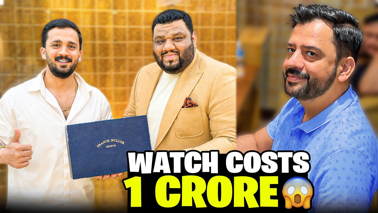 Finally Dubai Gifts unboxing ho gai😍Gifted myself 1 crore ki watch😱