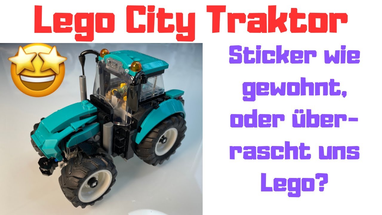LEGO® City Traktor 60498 - was hat LEGO gelernt und hören die auf uns Kunden?