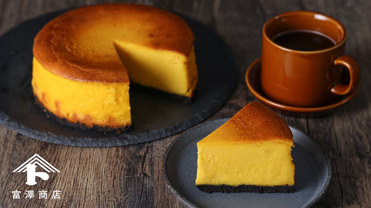 混ぜて焼くだけ！ かぼちゃのチーズケーキ / お菓子のレシピ