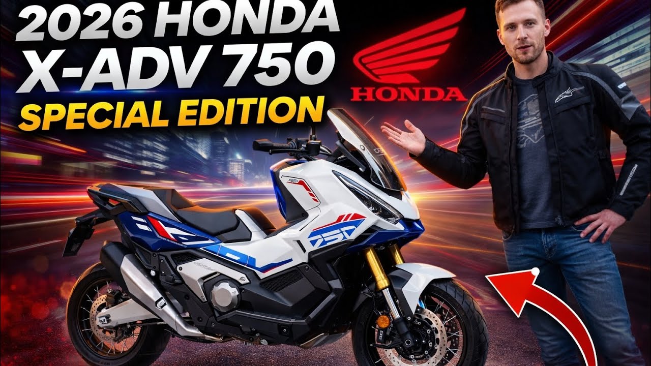 Первый взгляд на Honda X-ADV 750 Special Edition 2026 года и что делает её особенной?