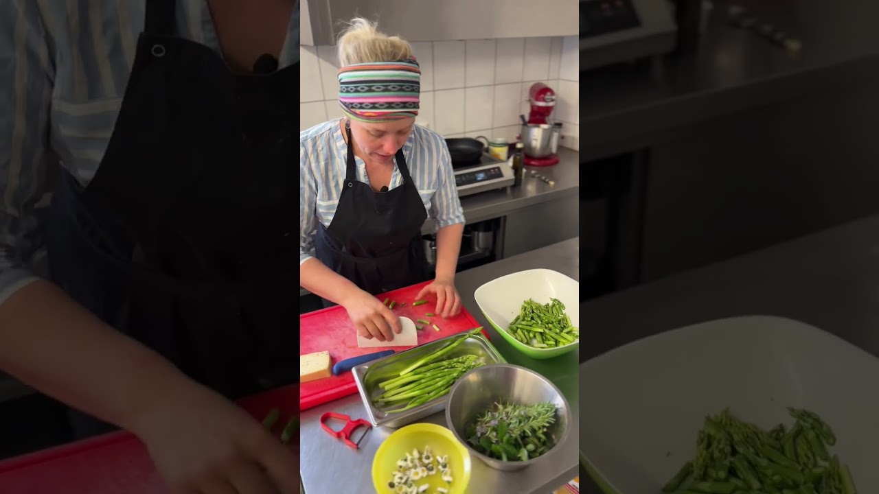 Tagliatelle mit Grünspargel