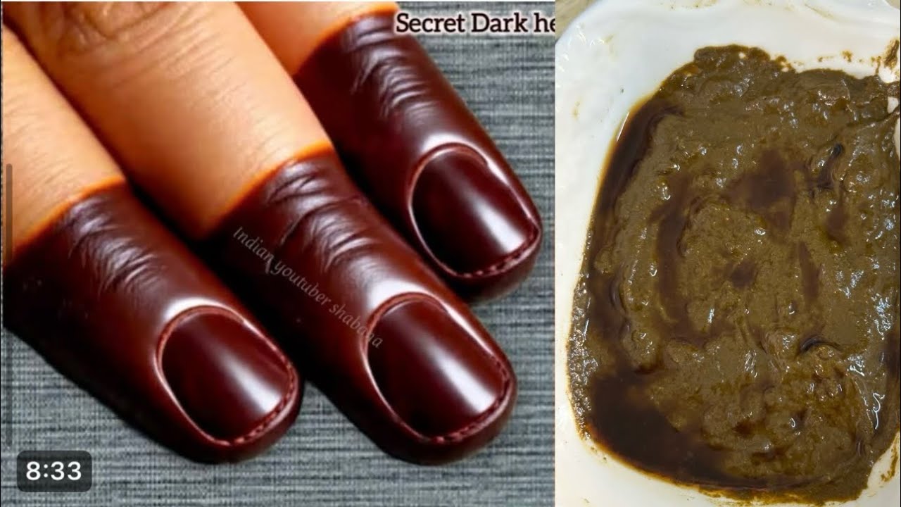 سر الحصول على لون حناء أحمر غامق مميز في نصف ساعة How to get a dark henna color 